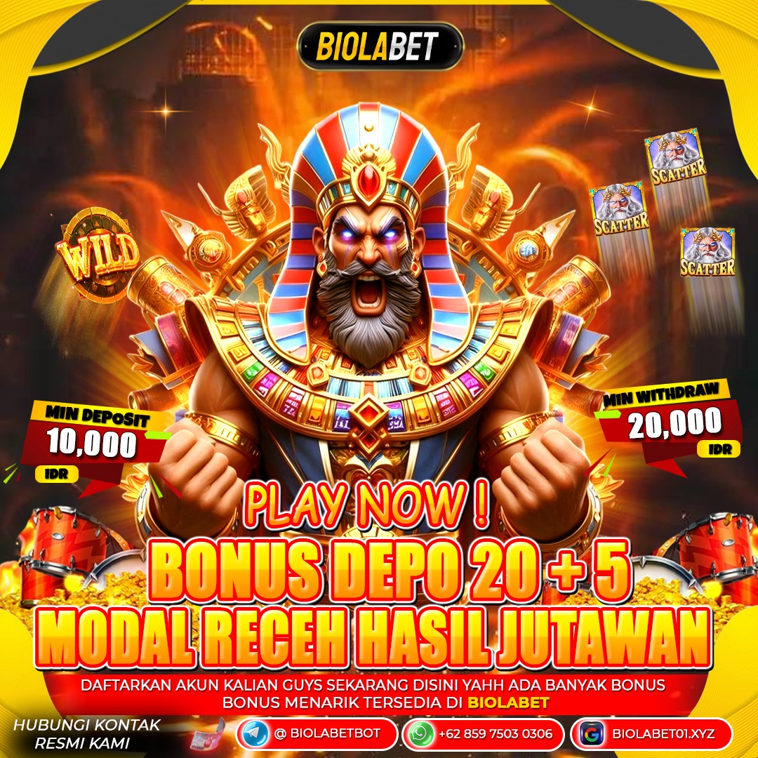 BIOLABET : Link Situs Slot Deposit Pulsa Tanpa Potongan Min Depo 10K Resmi Terpercaya image 1